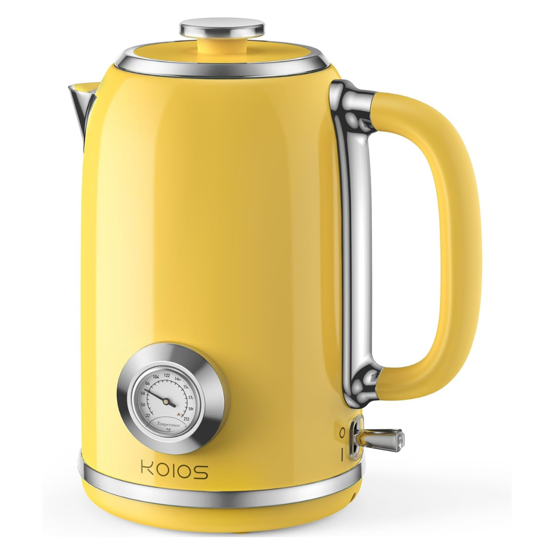 1.8L 1500W Electric Kettle With Built-in Temperature Gauge