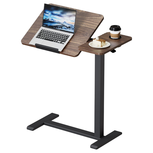 BZIUM Overbed Bedside Table With Hidden Wheels