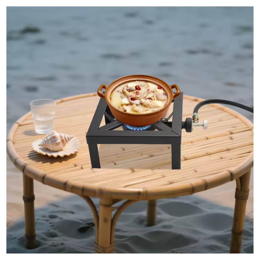 Outdoor Double Burner Propane Camp Stove