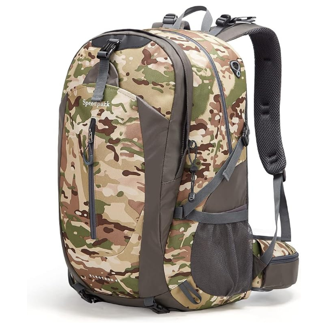 40L Waterproof Hiking Backpack With Rain Cover