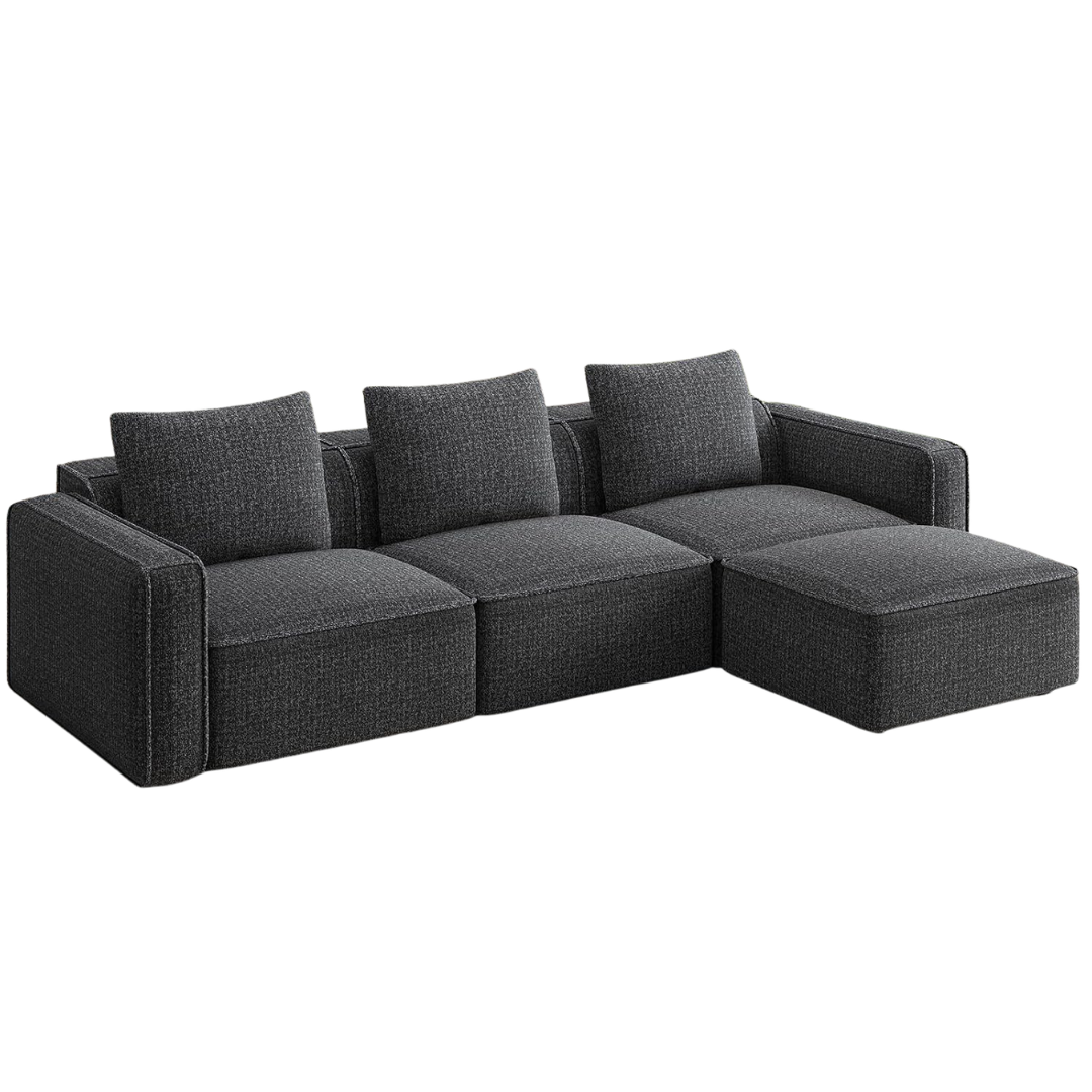 Welzona 103" L-Shape Modular Sectional Sofa