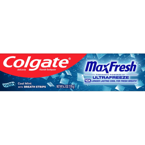 6.3-Oz Colgate Max Fresh Whitening Toothpaste (Cool Mint)