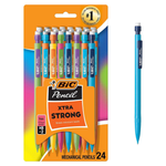 24-Pack BIC Xtra Strong Thick Point Mechanical Pencils With Erasers