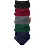 5-Pack Women's High Waisted Soft Cotton Panties