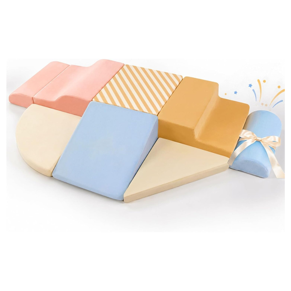 7-Piece Soft Play Baby Foam Climbing Blocks Set For Toddlers