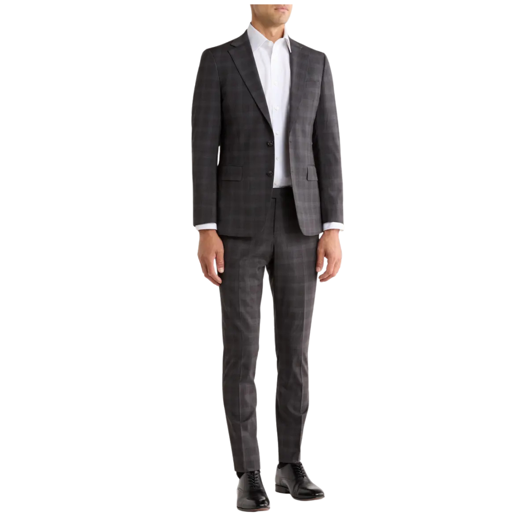 Original Penguin Men's Notch Lapel Wool Blend Suit