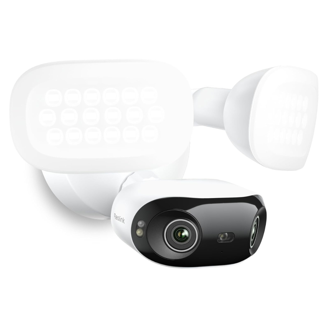 Reolink Elite Floodlight WiFi 4K 8MP Wired Security Camera