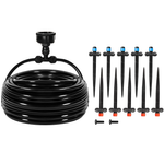 55ft Quick-Connect Drip Irrigation Kit W/ 1/4" Tubing, Drip Emitters & Connectors