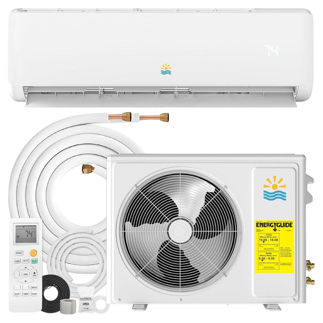 EXNOS 12000 BTU Mini Split AC & Heating System