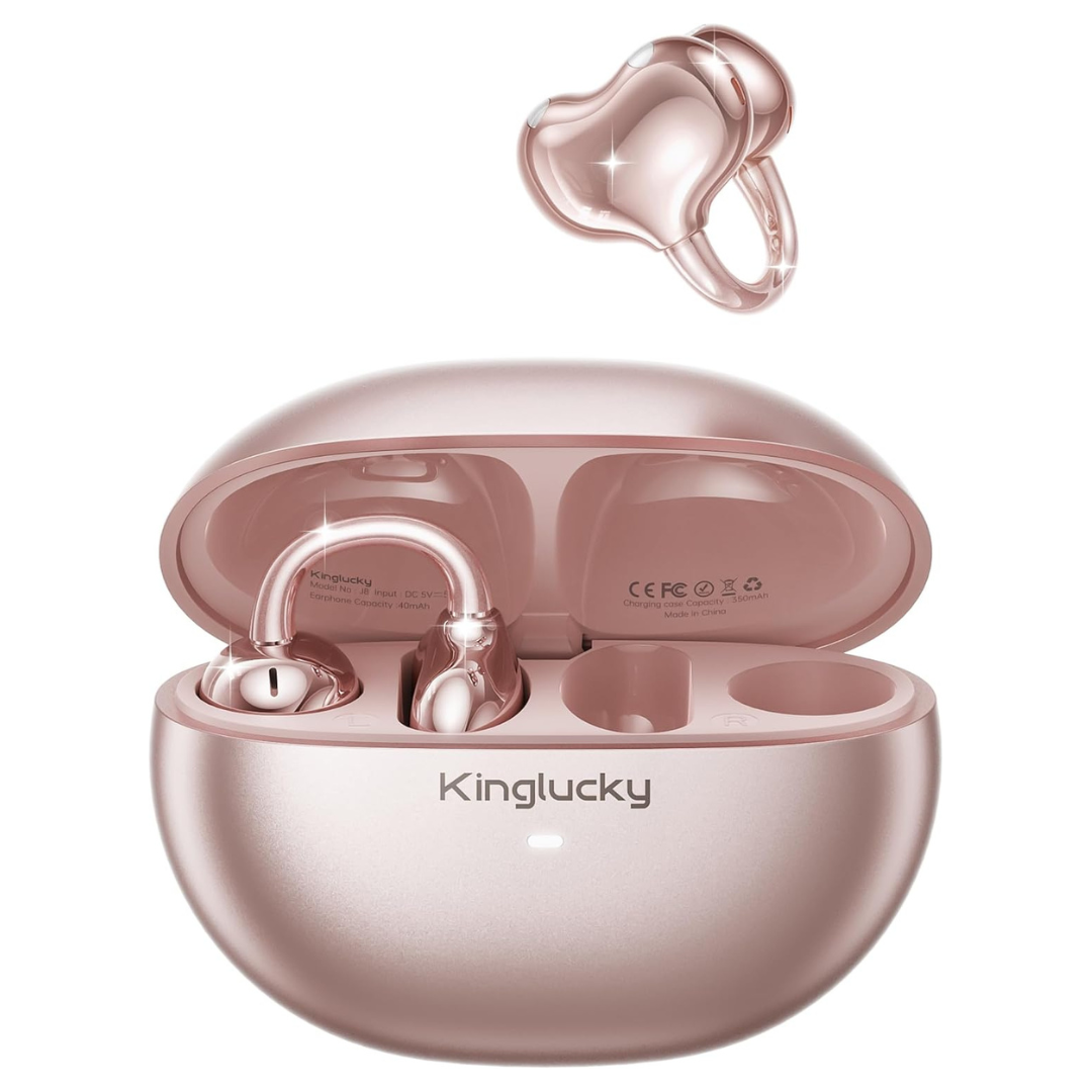 Kinglucky A8 Clip-On Open Ear Wireless Earbuds (2 Colors)