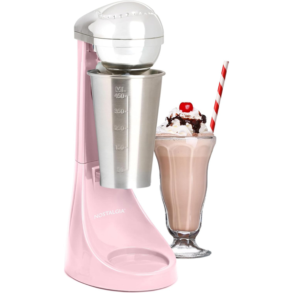 Nostalgia Two-Speed Electric Milkshake Maker & Drink Mixer