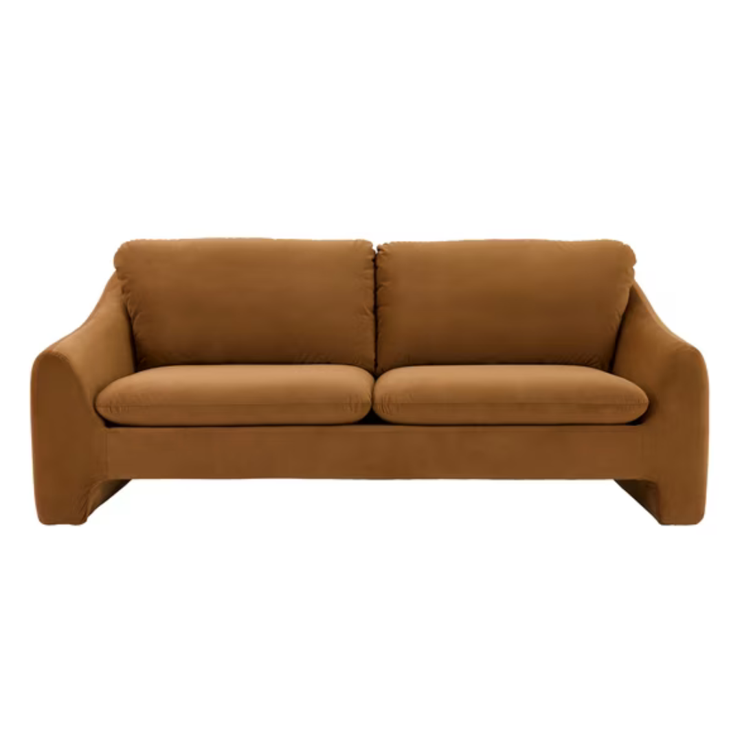 Better Homes & Gardens Emerson Sofa (Ochre Velvet)