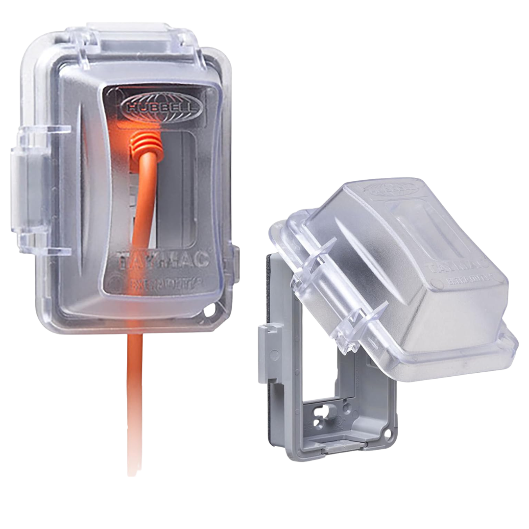 TayMac 2.75" Deep 1-Gang Weatherproof Electrical Outlet Cover
