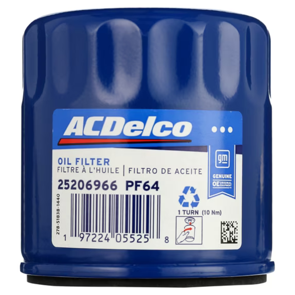 ACDelco GM Original Equipment PF64 Oil Filter
