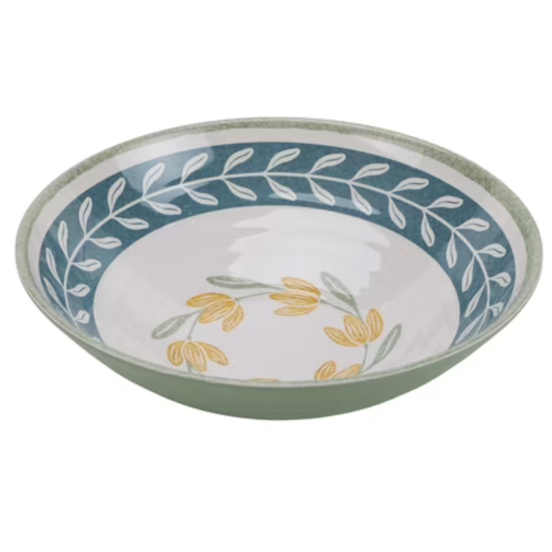 Better Homes & Gardens 4.9-QT Round Bamboo Melamine Serving Bowl