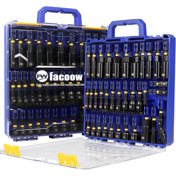 55-Piece Facoow Magnetic Impact Nut Driver Set