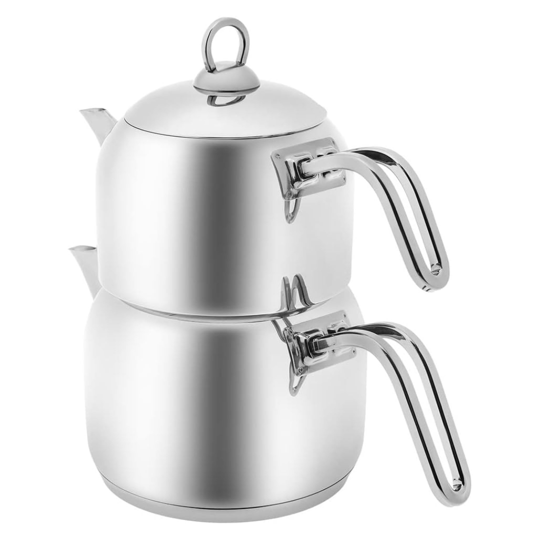 3.5 Qt Urban Metal Turkish Teapot Set