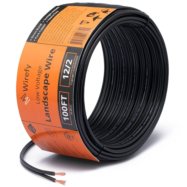 250' Wirefy 12/2 Low Voltage Landscape Pure Copper Wire (12-Gauge)