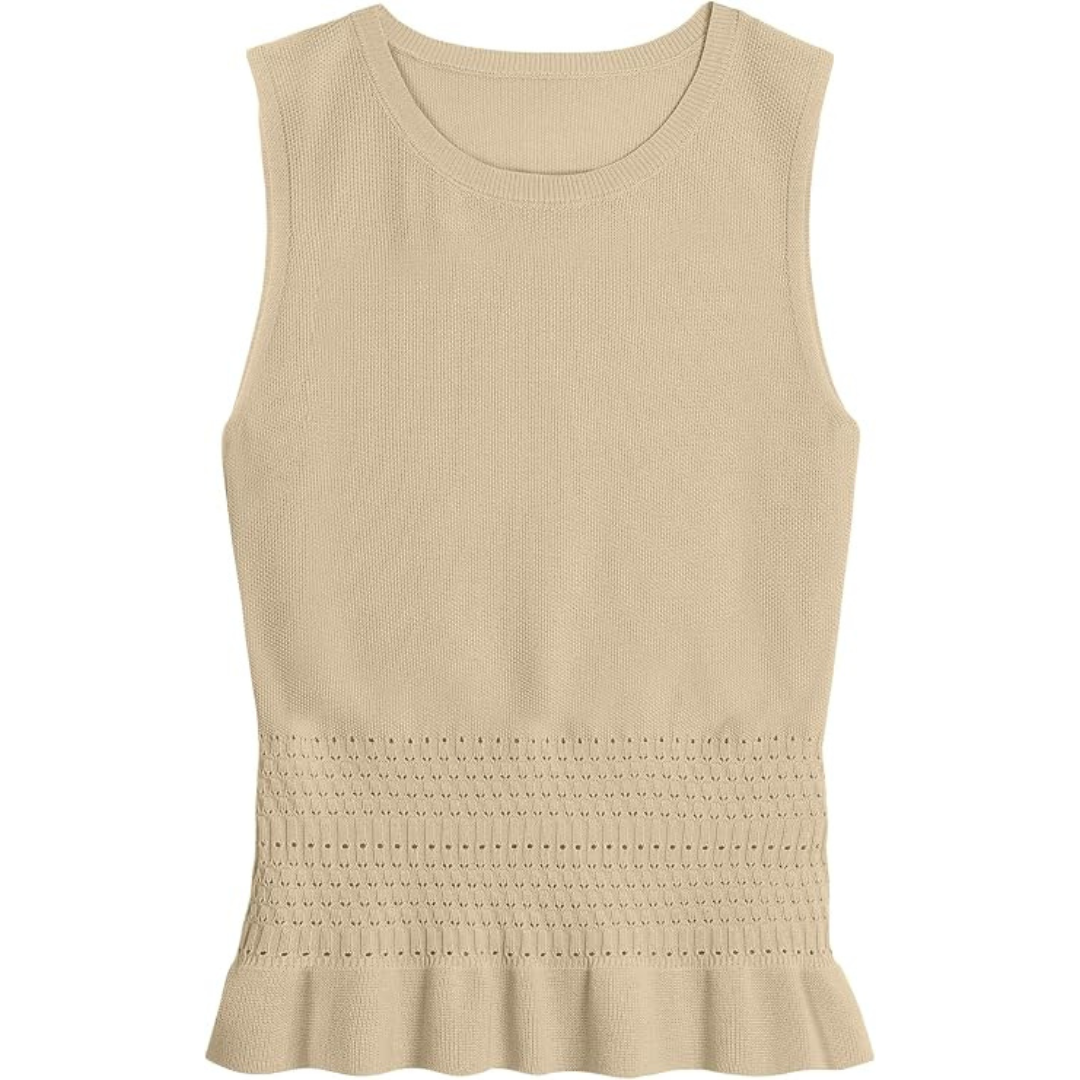 Magritta Women's Crochet Vest Crewneck Tank Tops (Various)
