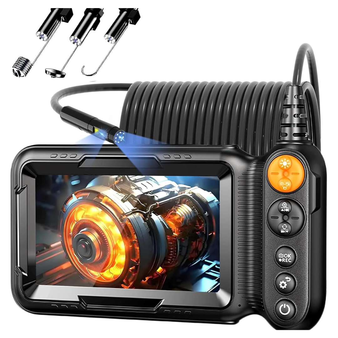 Daxiongmao Dual Lens IP67 Endoscope / Borescope 1080p Camera & 5" Screen