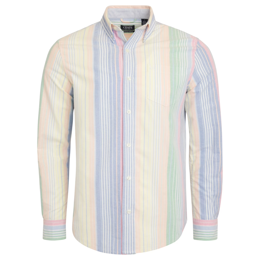 Chaps Men's & Big Men's Long Sleeve Oxford Woven Shirt