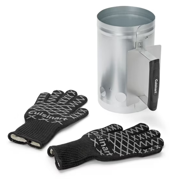 Cuisinart Charcoal Chimney Starter W/ Heat Resistant Gloves