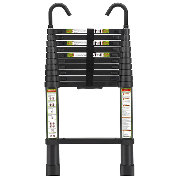 10.5ft/16.5ft/20.3ft Rikade Lightweight Collapsible Telescoping Ladder