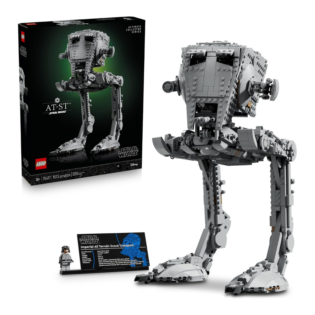 1513-Piece LEGO Star Wars: Ultimate Collector Series - AT-ST (75417, 2025)