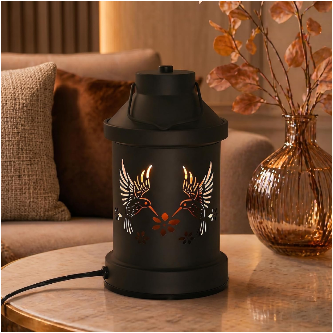 Hummingbird Candle Warmer Lamp W/ Timer & Dimmer