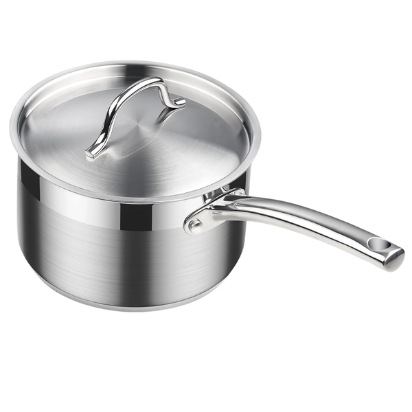 Cooks Standard Professional 3-QT Stainless Steel Saucepan W/ Lid
