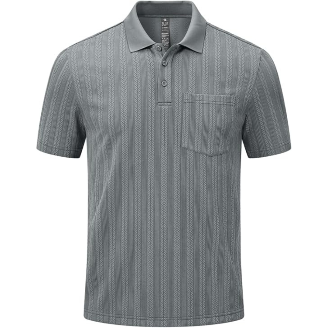 Rdruko Men's Collared Short Sleeve Polo Shirts W/ Pocket (Various)