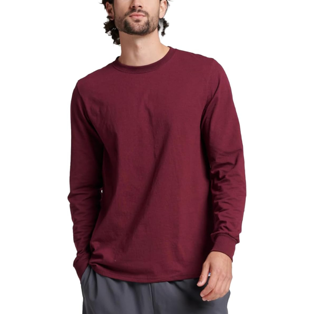 Russell Athletic Men's Dri-Power Long Sleeve Tee Shirt