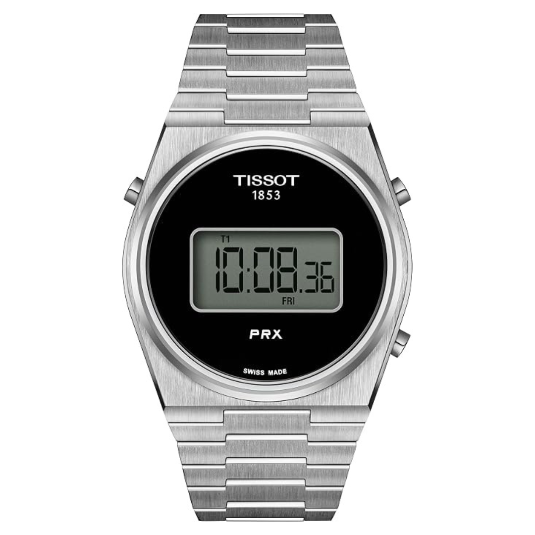 Tissot Men's Digital PRX Stainless Steel Bracelet 40mm Watch