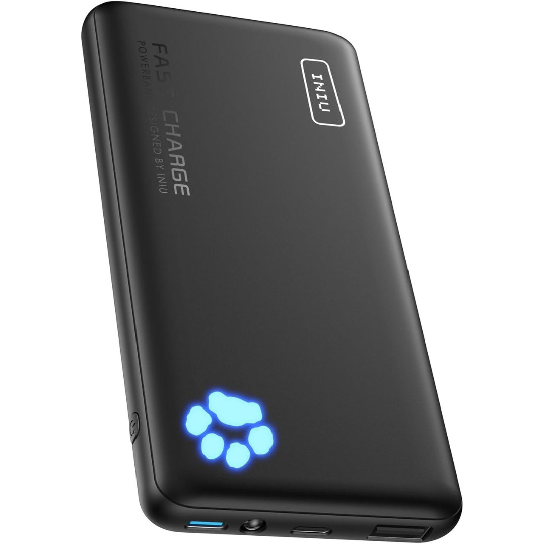 INIU 10000mAh 20W PD 3.0 USB-C Portable Power Bank