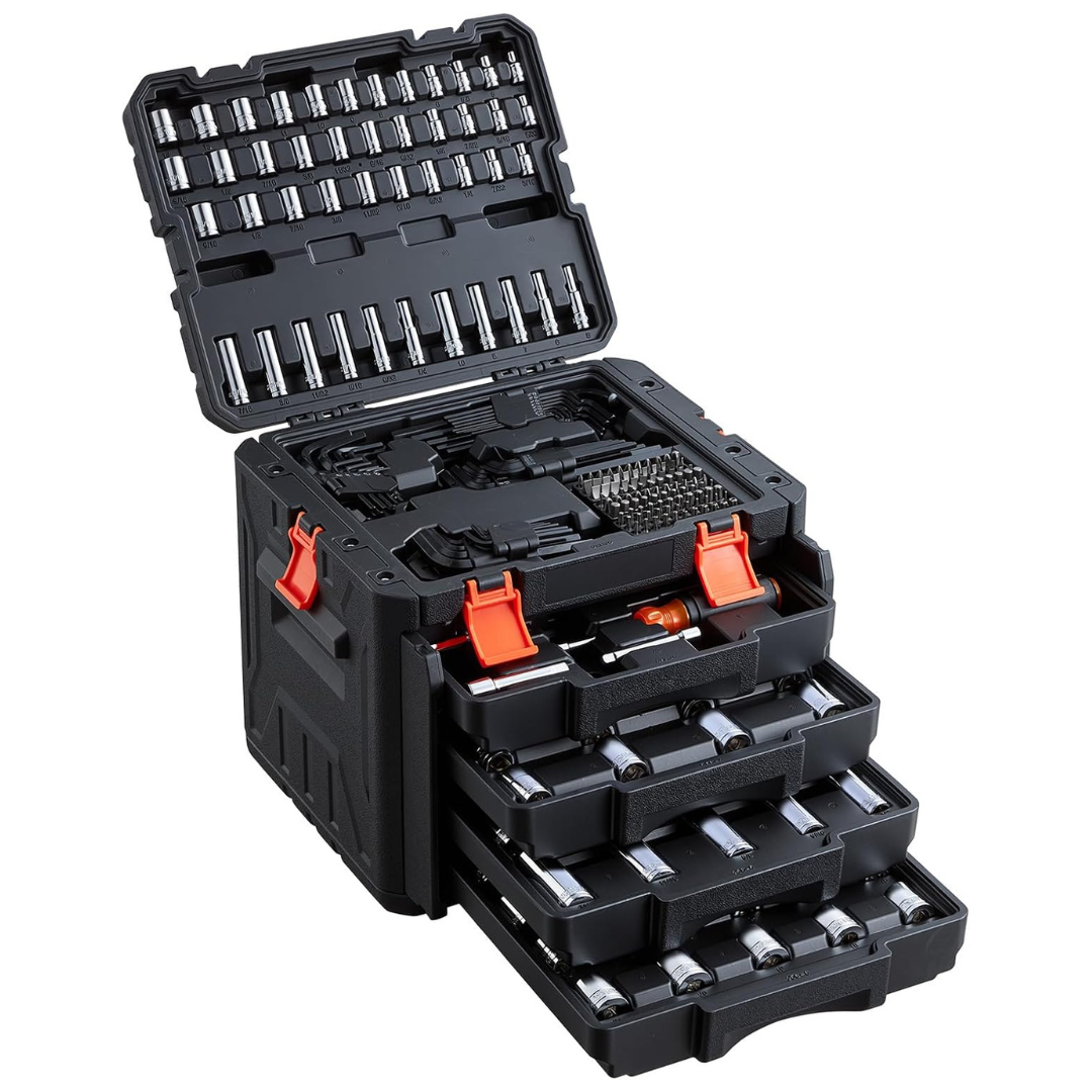 256-Piece VEVOR Mechanics Tool Set With Storage Case