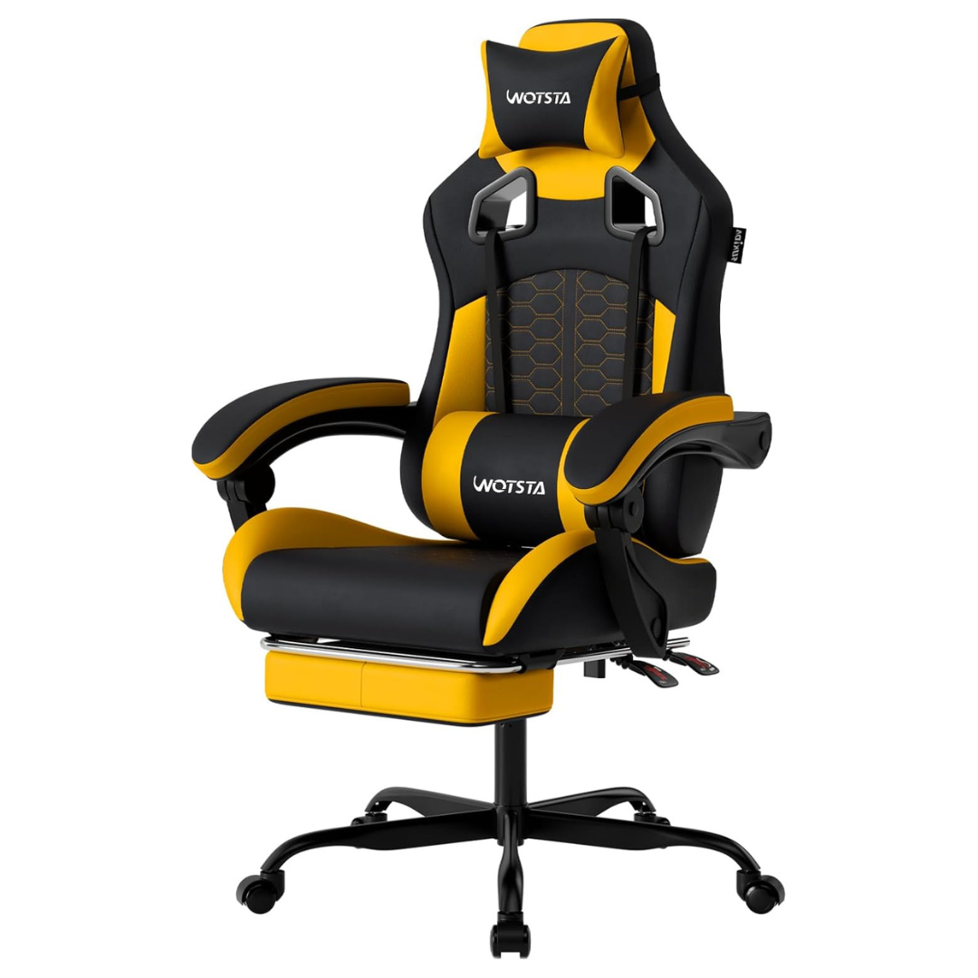 Wotsta PVC Leather 300LBS Gaming Chair (2 Colors)