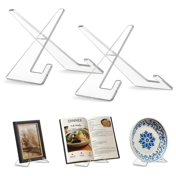 Set Of 2 Americanflat 6 Acrylic Easel Stands