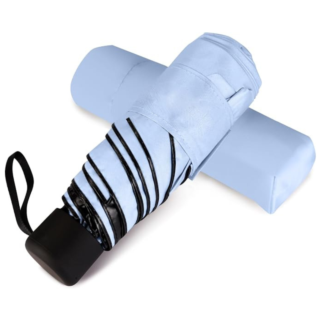 Portable Waterproof UV Protection Light Purse Size Umbrella