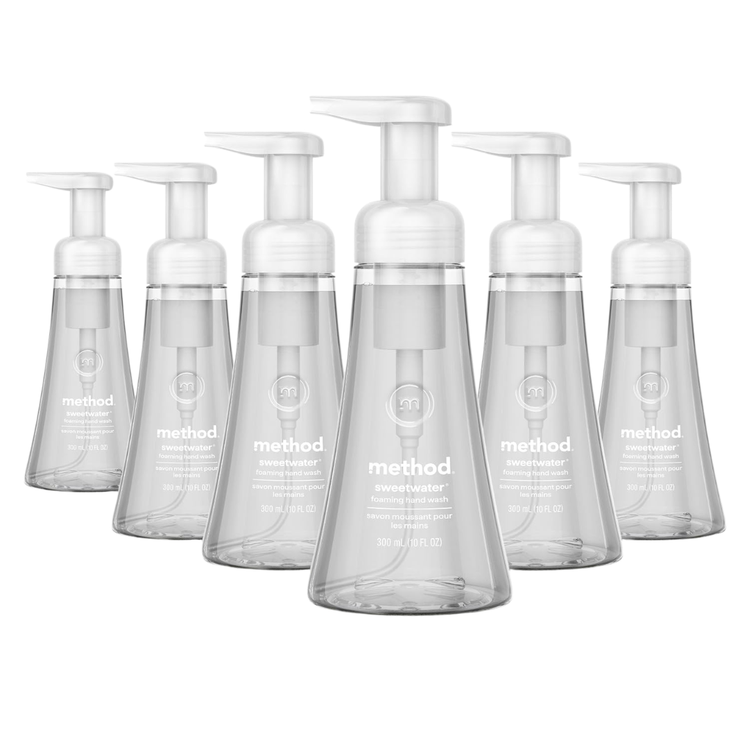 6-Pack 10oz Method Sweet Water Foaming Hand Wash
