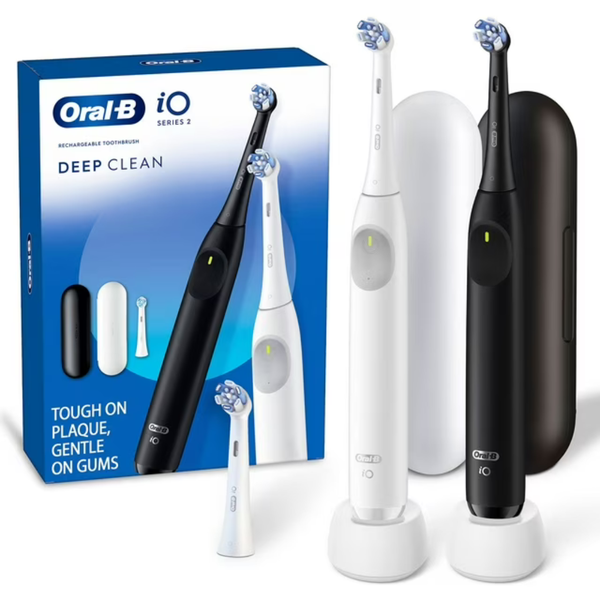 2-Pack Oral-B iO Series 2 Electric Toothbrush with 3 Brush Heads