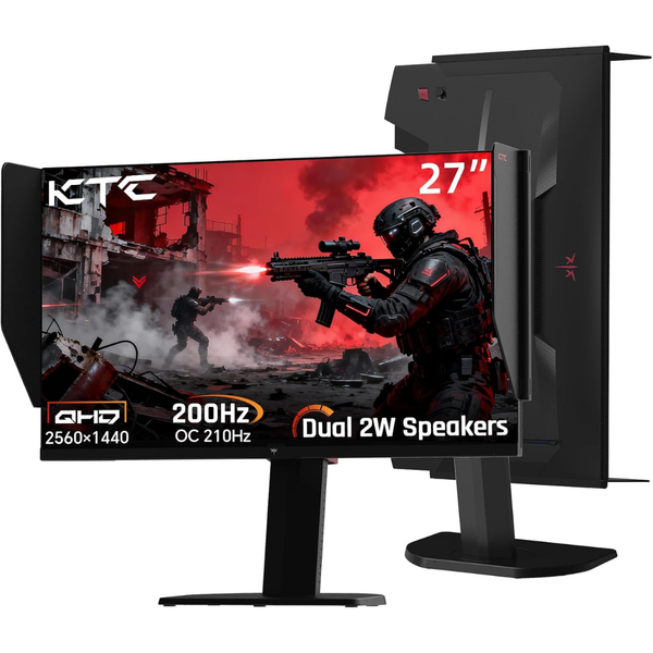 27" KTC 27M1 WQHD 200Hz 1ms IPS Freesync and G-SYNC Compatible Gaming Monitor