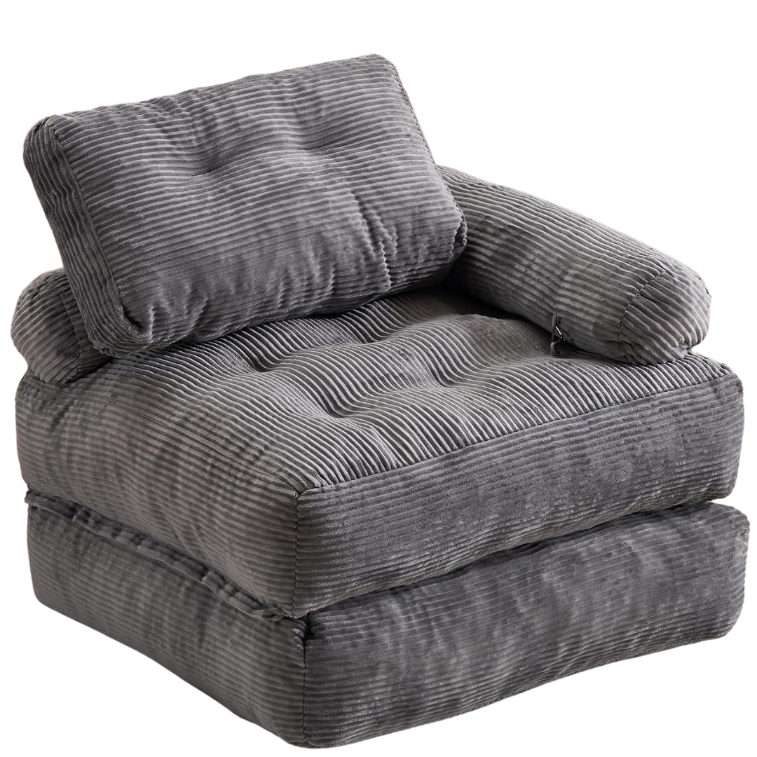 LFCREATOR Folding Sofa Bed with Armrest