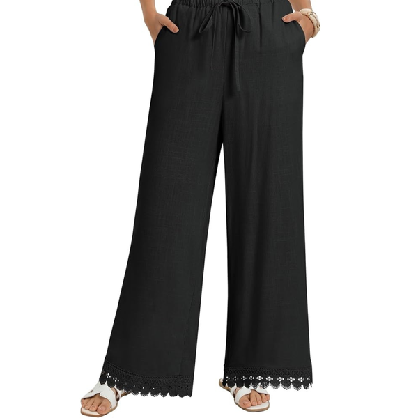 Women's Wide Leg Flowy Palazzo Pants