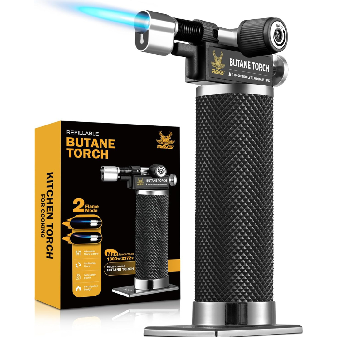 RAVS Refillable Butane Cooking Torch Lighter