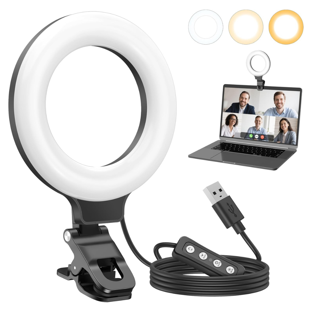 360 Deg.Adjustable Portable LED Video Conference Lighting