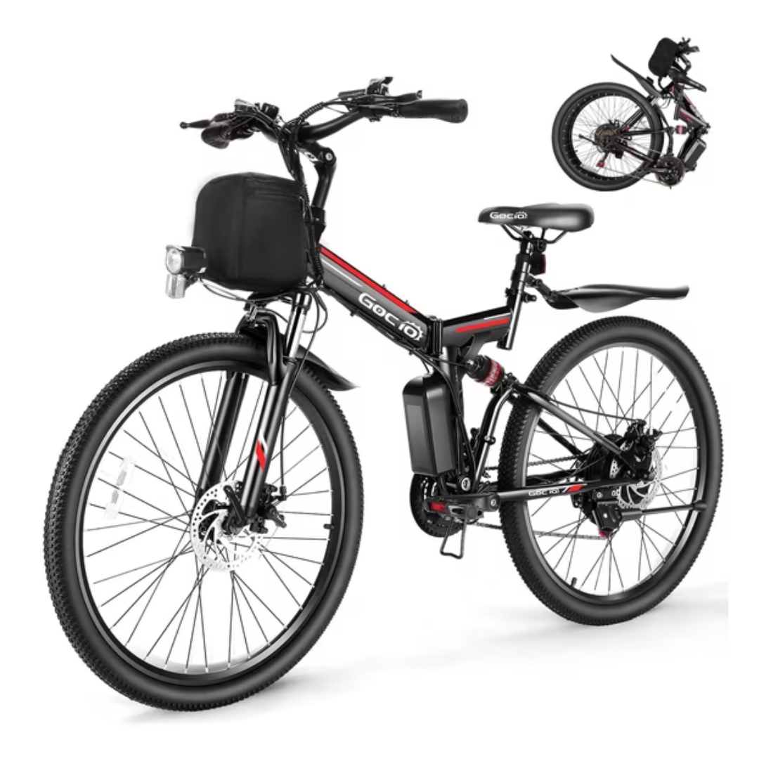 Gocio 500W 26" Adult Electric Bicycles Foldable Ebike (3 Options)