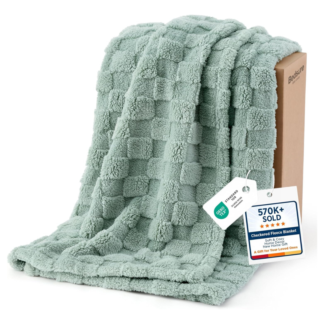 50" X 60" Bedsure GentleSoft Cozy Spring Throw Blanket