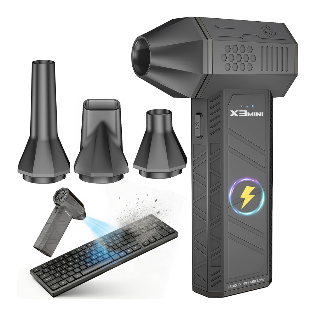 180,000RPM Rechargeable Cordless Electric Compressed Air Duster