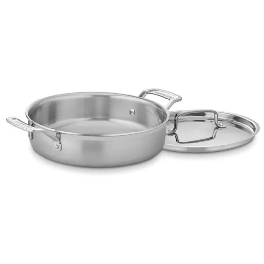 3-Qt Cuisinart Multiclad Pro Triple Ply Stainless Steel Casserole Pan W/ Cover