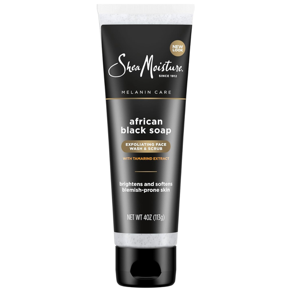 4-Oz SheaMoisture African Black Soap Problem Facial Wash & Scrub